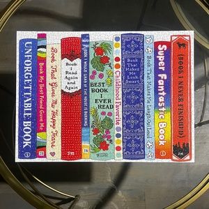 Like New! Puzzle 4 Avid Readers <1000 Pieces> Ideal Bookshelf (Book Club) Fun!